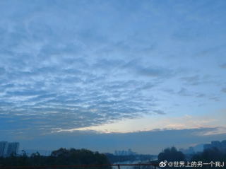 周一的早晨，天是灰的