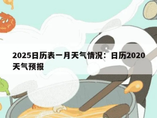 2025年一月天气一览表查询，寒冬里的天气脉络与生活指南